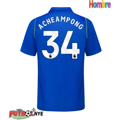 Camiseta Chelsea Josh Acheampong #34 Primera Equipación 2026-27 manga corta